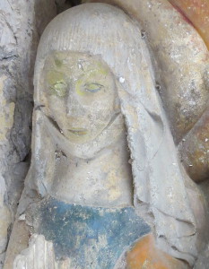 Wales St Athan - St Athan Roger Berkerolles 1351 and Katherine de Turberville